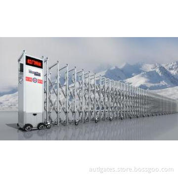 Trackless Government Entrance Electric Retractable Gate , A